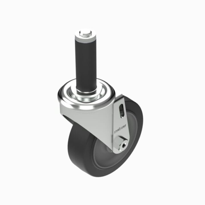 4" Stem Swivel Caster