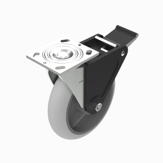 8" Bolt-On Swivel Caster With Lock