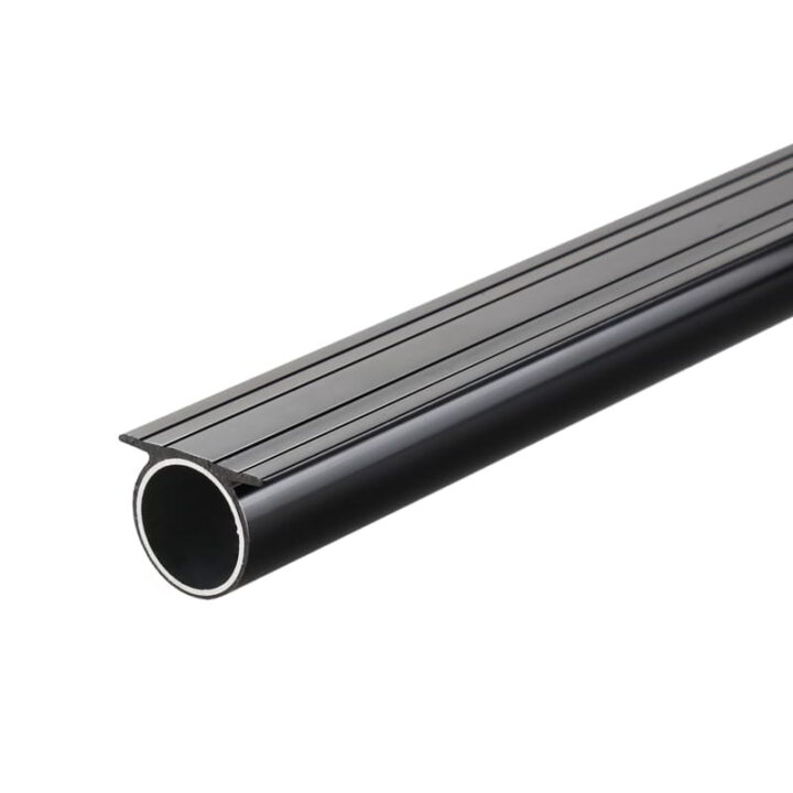 8' Black Flat Steel Pipe