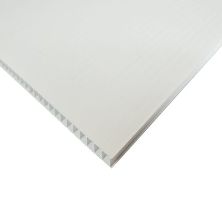 4' x 8' - 6mm Thick White Polypro