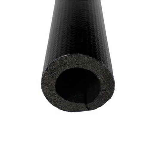 Black foam pipe protector with PVC cover. Available to purchase through our online shop.